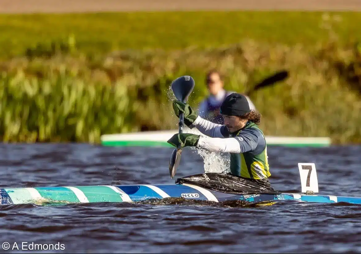 Aiden Davis racing in Men's C